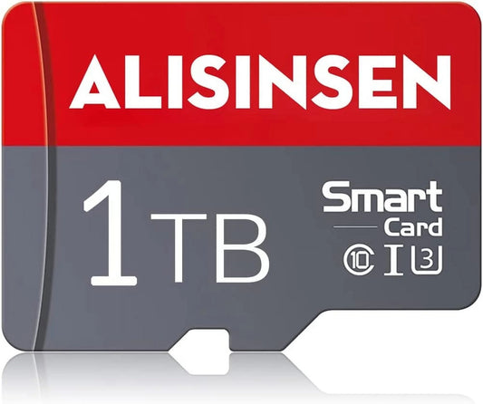 1TB Micro SD Card,Memory Card for Cellphone Surveillance Camera Tachograph Tablet High Speed Class 10 TF Card 1TB Micro Memory SD Card with SD Card Adapter
